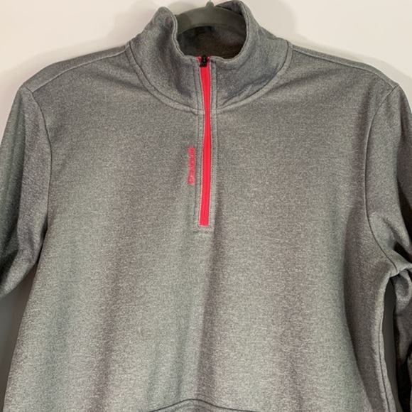 Reebok Grey & Pink Half Zip Sweater - Picture 2 of 10